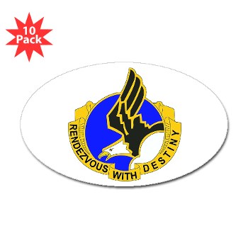 101ABN - M01 - 01 - DUI - 101st Airborne Division Sticker (Oval 10 pk) - Click Image to Close