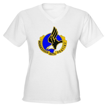 101ABN - A01 - 04 - DUI - 101st Airborne Division Women's V-Neck T-Shirt