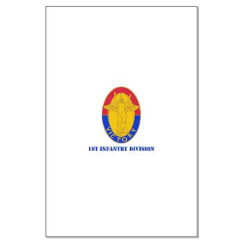 1ID - M01 - 02 - DUI - 1st Infantry Division with Text Large Poster - Click Image to Close