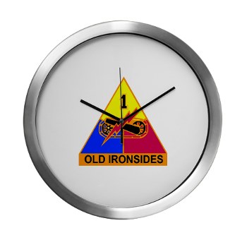1AD - M01 - 03 - DUI - 1st Armored Division Modern Wall Clock