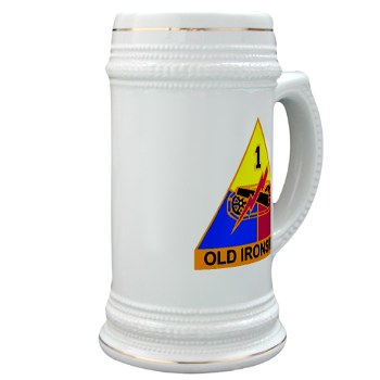 1AD - M01 - 03 - DUI - 1st Armored Division Stein