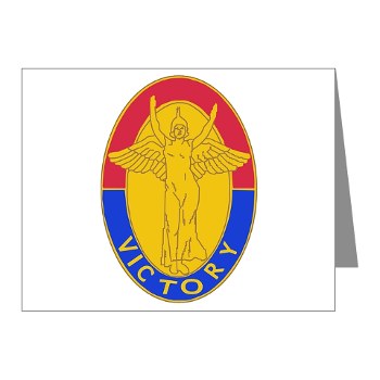 1ID - M01 - 02 - DUI - 1st Infantry Division Note Cards (Pk of 20)