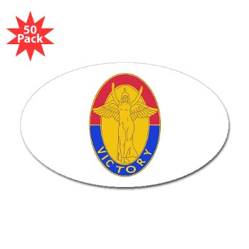 1ID - M01 - 01 - DUI - 1st Infantry Division Sticker (Oval 50 pk) - Click Image to Close
