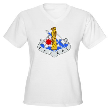 172IB - A01 - 04 - DUI - 172nd Infantry Brigade - Women's V-Neck T-Shirt