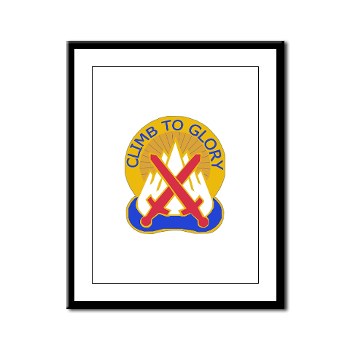 10mtn - M01 - 02 - DUI - 10th Mountain Division Framed Panel Print