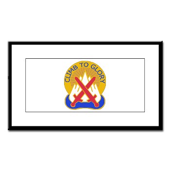 10mtn - M01 - 02 - DUI - 10th Mountain Division Small Framed Print