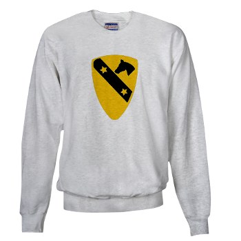 1CAV - A01 - 03 - DUI - 1st Cavalry Division Sweatshirt - Click Image to Close