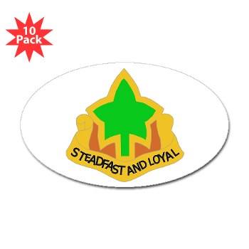 4ID - M01 - 01 - DUI - 4th Infantry Division Sticker (Oval 10 pk) - Click Image to Close