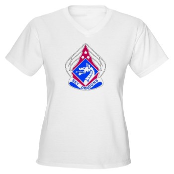 18ABC - A01 - 04 - DUI - XVIII Airborne Corps Women's V-Neck T-Shirt