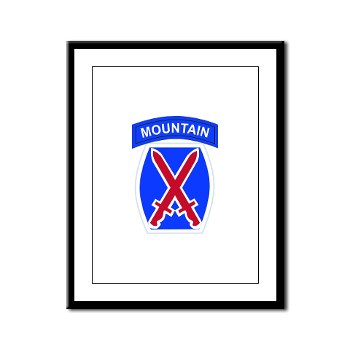 10mtn - M01 - 02 - SSI - 10th Mountain Division Framed Panel Print - Click Image to Close