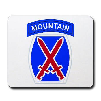10mtn - M01 - 03 - SSI - 10th Mountain Division Mousepad