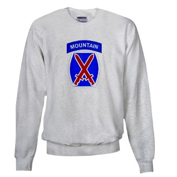 10mtn - A01 - 03 - SSI - 10th Mountain Division Sweatshirt - Click Image to Close