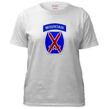 10mtn - A01 - 04 - SSI - 10th Mountain Division Women's T-Shirt