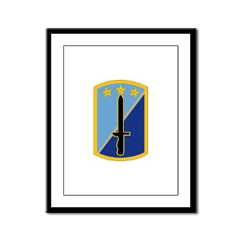 170IB - M01 - 02 - SSI - 170th Infantry Brigade - Framed Panel Print