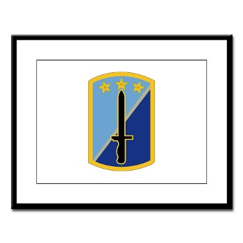 170IB - M01 - 02 - SSI - 170th Infantry Brigade - Large Framed Print