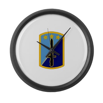 170IB - M01 - 03 - SSI - 170th Infantry Brigade - Large Wall Clock