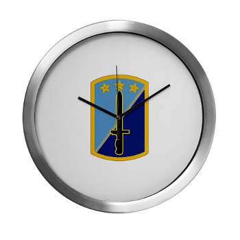 170IB - M01 - 03 - SSI - 170th Infantry Brigade - Modern Wall Clock