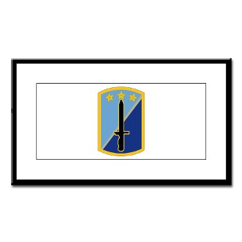 170IB - M01 - 02 - SSI - 170th Infantry Brigade - Small Framed Print
