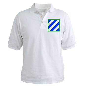 3ID - A01 - 04 - SSI - 3rd Infantry Division Golf Shirt - Apparel