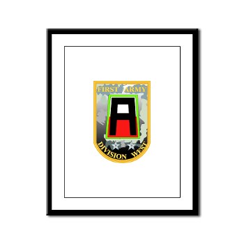 01AW - M01 - 01 - SSI - First Army Division West Framed Panel Print