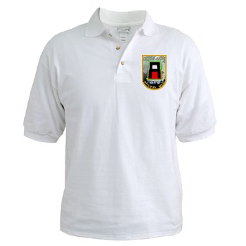 01AW - A01 - 04 - SSI - First Army Division West Golf Shirt - Click Image to Close