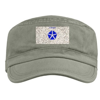 vcorps - A01 - 01 - SSI - V Corps with Text Military Cap
