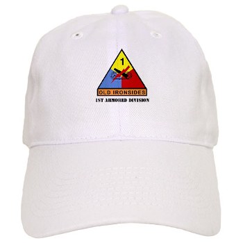 1AD - A01 - 01 - SSI - 1st Armored Division with Text Cap