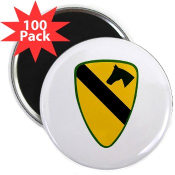 1CAV - M01 - 01 - SSI - 1st Cavalry Division 2.25" Magnet (100 pack) - Click Image to Close