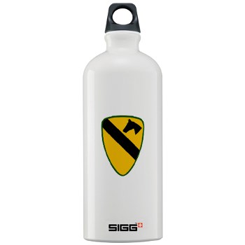 1CAV - M01 - 03 - SSI - 1st Cavalry Division Sigg Water Bottle 1.0L