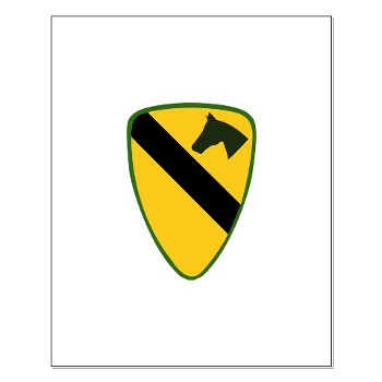 1CAV - M01 - 02 - SSI - 1st Cavalry Division Small Poster - Click Image to Close
