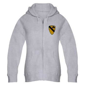 1CAV - A01 - 03 - SSI - 1st Cavalry Division Zip Hoodie - Click Image to Close