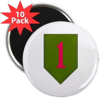 1ID - M01 - 01 - SSI - 1st Infantry Division 2.25" Magnet (10 pack) - Click Image to Close