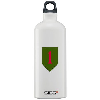 1ID - M01 - 03 - SSI - 1st Infantry Division Sigg Water Bottle 1.0L