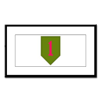 1ID - M01 - 02 - SSI - 1st Infantry Division Small Framed Print - Click Image to Close