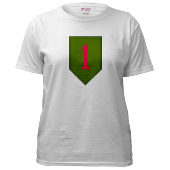 1ID - A01 - 04 - SSI - 1st Infantry Division Women's T-Shirt