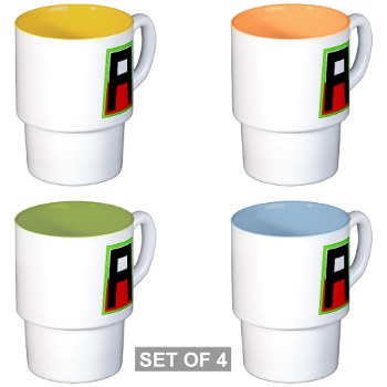 1A - M01 - 03 - SSI - First United States Army Stackable Mug Set (4 mugs) - Click Image to Close