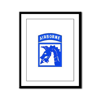 18ABC - M01 - 02 - SSI - XVIII Airborne Corps Framed Panel Print - Click Image to Close
