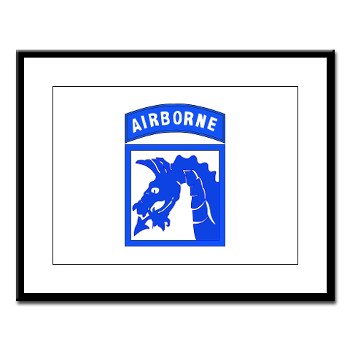 18ABC - M01 - 02 - SSI - XVIII Airborne Corps Large Framed Print