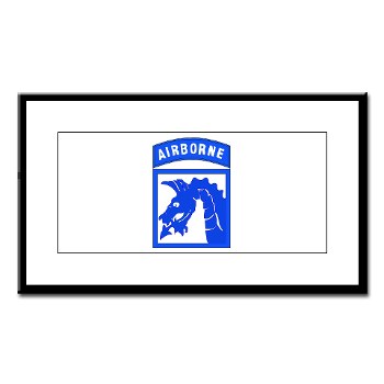 18ABC - M01 - 02 - SSI - XVIII Airborne Corps Small Framed Print