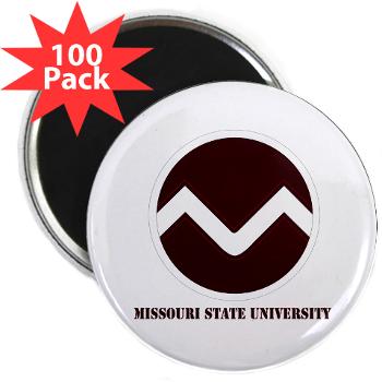 missouristate - M01 - 01 - SSI - ROTC - Missouri State University with Text - 2.25" Magnet (100 pack)