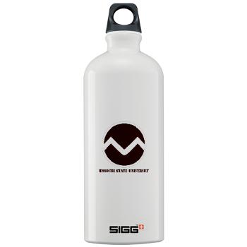 missouristate - M01 - 03 - SSI - ROTC - Missouri State University with Text - Sigg Water Bottle 1.0L