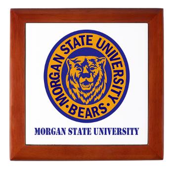 morgan - M01 - 03 - SSI - ROTC - Morgan State University with Text - Keepsake Box