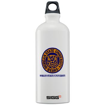 morgan - M01 - 03 - SSI - ROTC - Morgan State University with Text - Sigg Water Bottle 1.0L