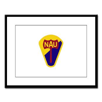 nau - M01 - 02 - SSI - ROTC - Northern Arizona University - Large Framed Print