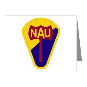 nau - M01 - 02 - SSI - ROTC - Northern Arizona University - Note Cards (Pk of 20)