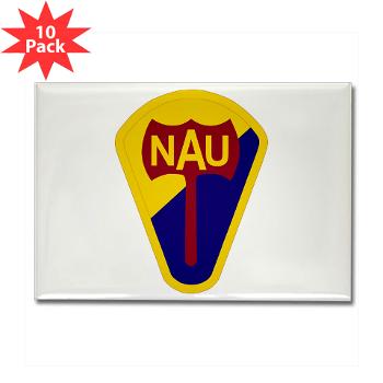nau - M01 - 01 - SSI - ROTC - Northern Arizona University - Rectangle Magnet (10 pack)