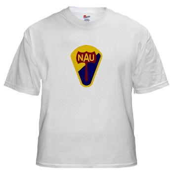 nau - A01 - 04 - SSI - ROTC - Northern Arizona University - White T-Shirt