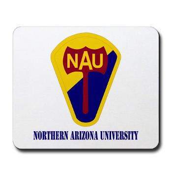 nau - M01 - 03 - SSI - ROTC - Northern Arizona University with Text - Mousepad