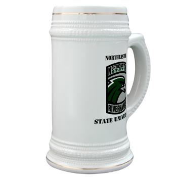 nsuok - M01 - 03 - SSI - ROTC - Northeastern State University with Text - Stein - Click Image to Close