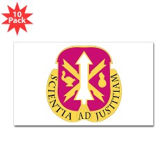omems - M01 - 01 - DUI - Ordnance Munitions and Electronics Maintenance School - Sticker (Rectangle 10 pk) - Click Image to Close